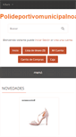 Mobile Screenshot of polideportivomunicipalnoain.es